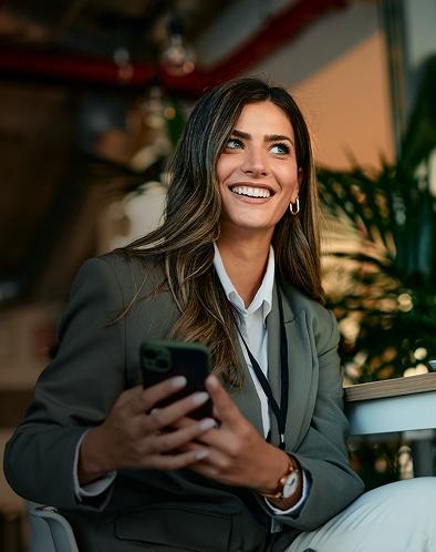 Professional receiving a gift card as a flexible and practical corporate reward option