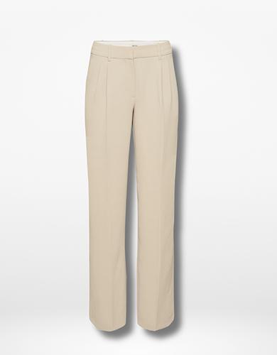Simons Pleated Wide Leg Trouser