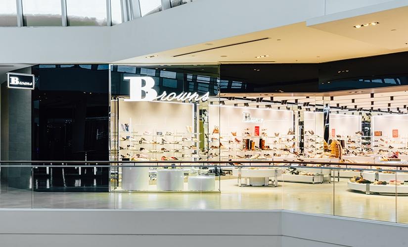 Browns Shoes inside Square One Shopping Centre