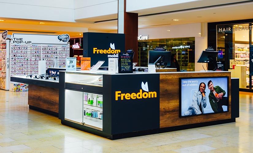 Freedom Mobile (Kiosk) inside Square One Shopping Centre