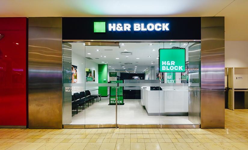 H&amp;R Block inside Square One Shopping Centre