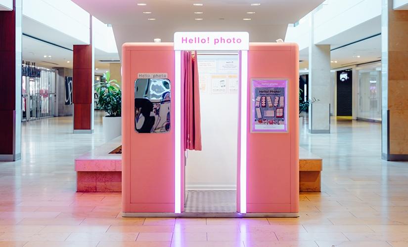 Hello Photo Booth inside Square One Shopping Centre