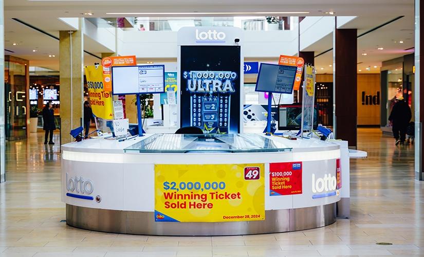 Lucky Lotto Centre inside Square One Shopping Centre
