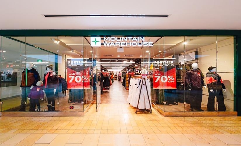 Mountain Warehouse inside Square One Shopping Centre