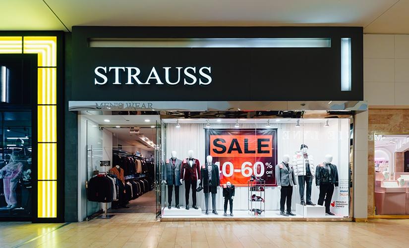 Strauss inside Square One Shopping Centre
