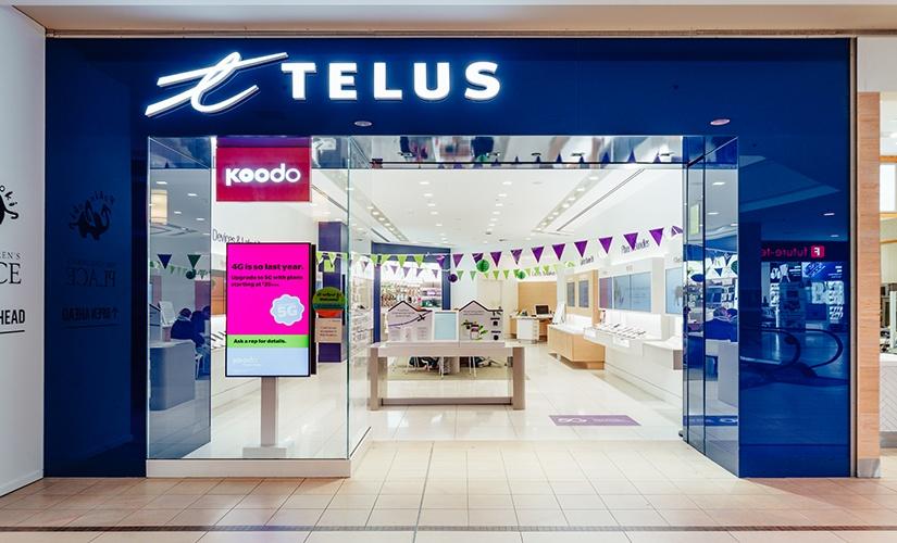 Telus inside Square One Shopping Centre