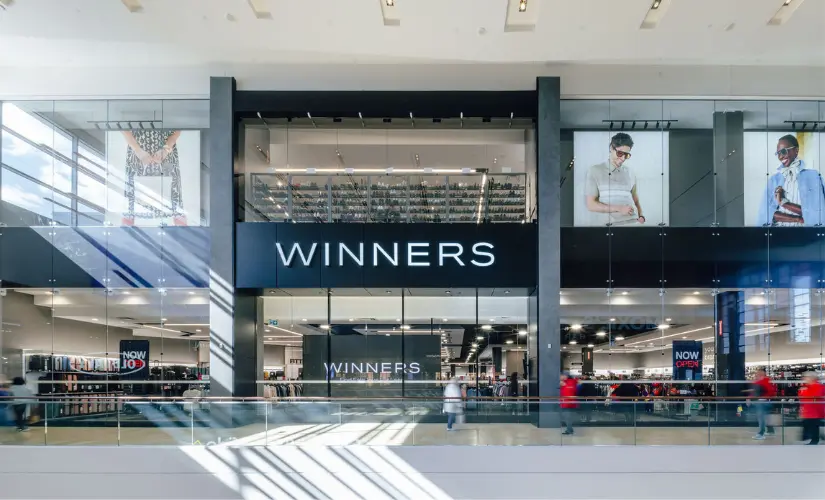 WINNERS inside Square One Shopping Centre