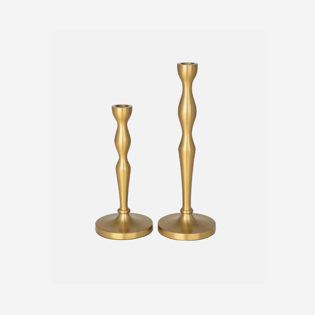 Aqua Taper Candle Holder