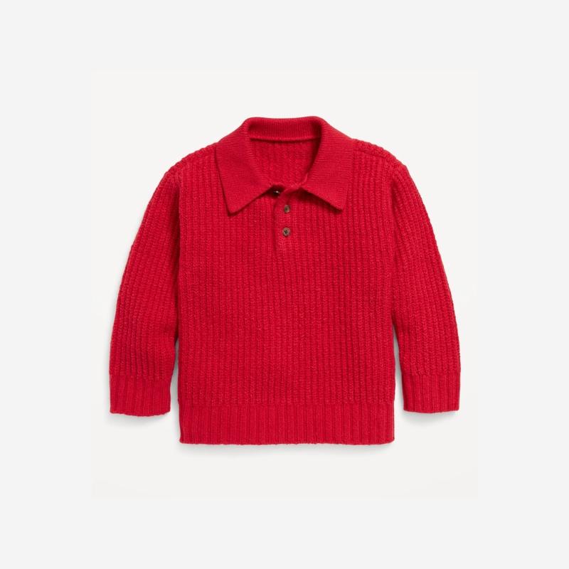 SoSoft Long-Sleeve Collared Boys Sweater