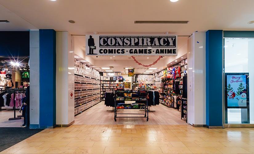 Conspiracy Comics inside Square One Shopping Centre