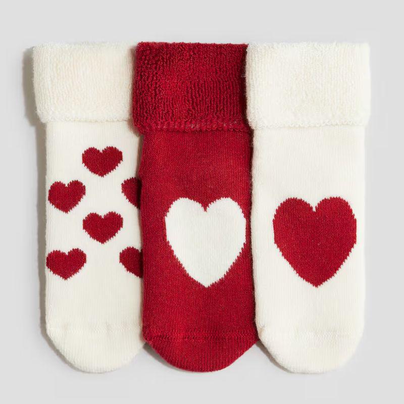 Heart Terry Socks