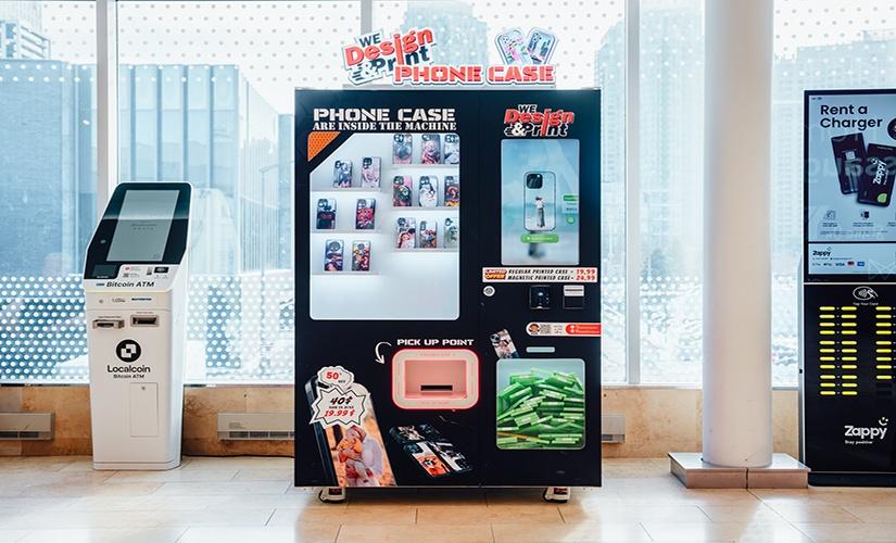 Phone Case Printing Machine inside Square One Shopping Centre