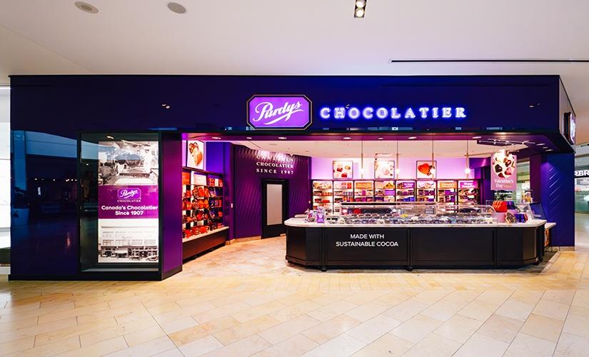 Purdys Chocolates inside Square One Shopping Centre