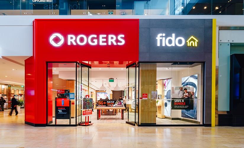 Rogers (by Entrance 7) inside Square One Shopping Centre