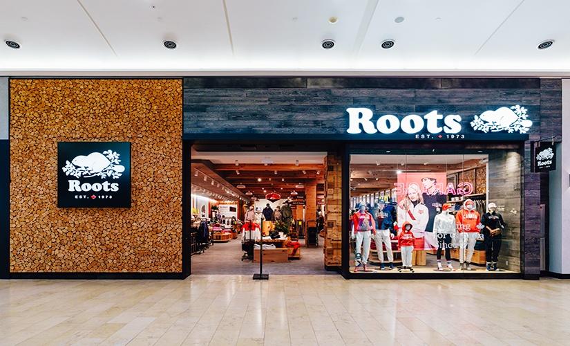 Roots inside Square One Shopping Centre