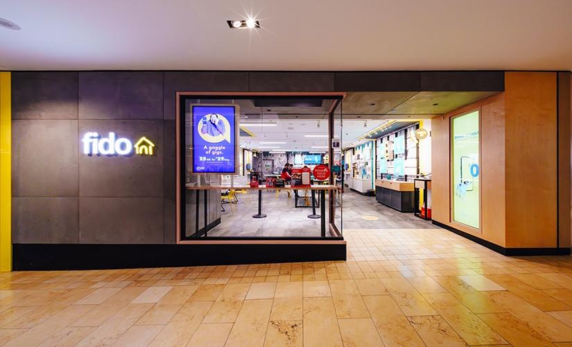 Fido inside Square One Shopping Centre
