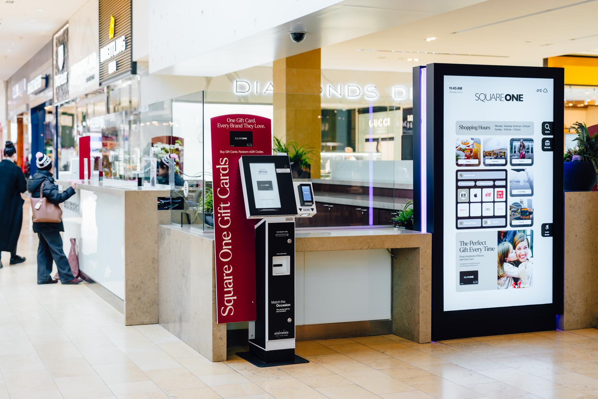 Gift Cards inside Square One Shopping Centre